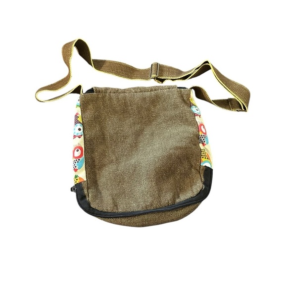 The Collection Royal women's owl crossbody bag - Picture 2 of 5